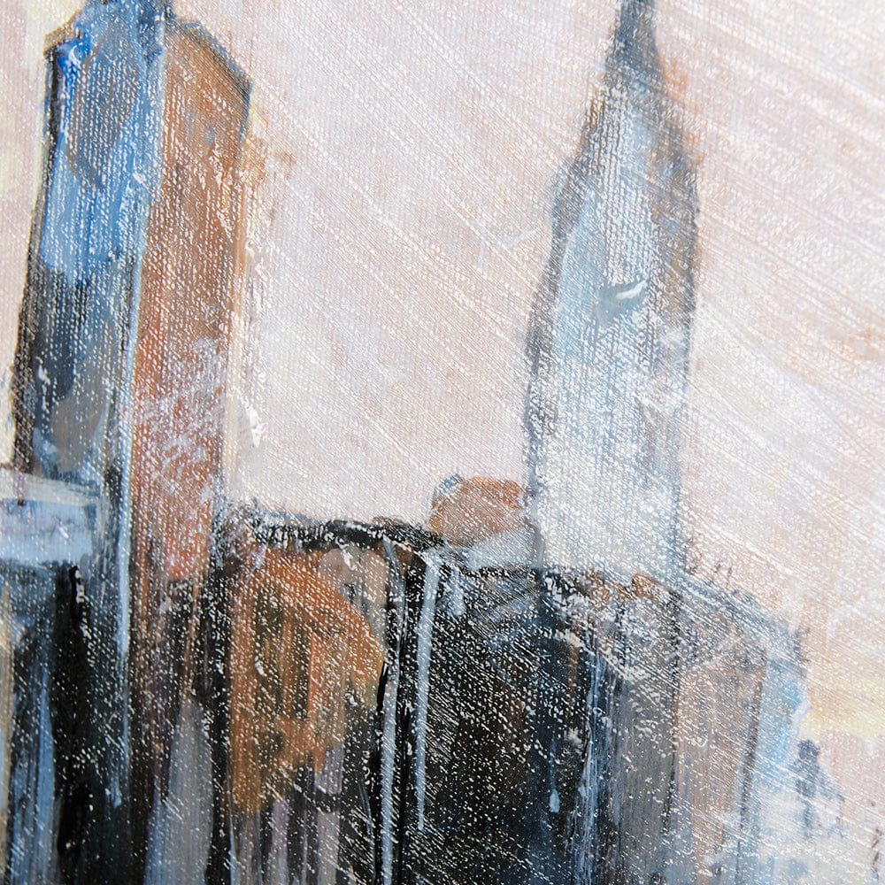 Mercana - City sunsetR by Mercana Studio a Hand Embellished Textured Canvas - 102319-S view 6