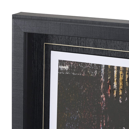 Mercana - City Vibe I by Mercana Studio a Hand Embellished Textured Framed Art Print Matted under Glass - 15373 view 4