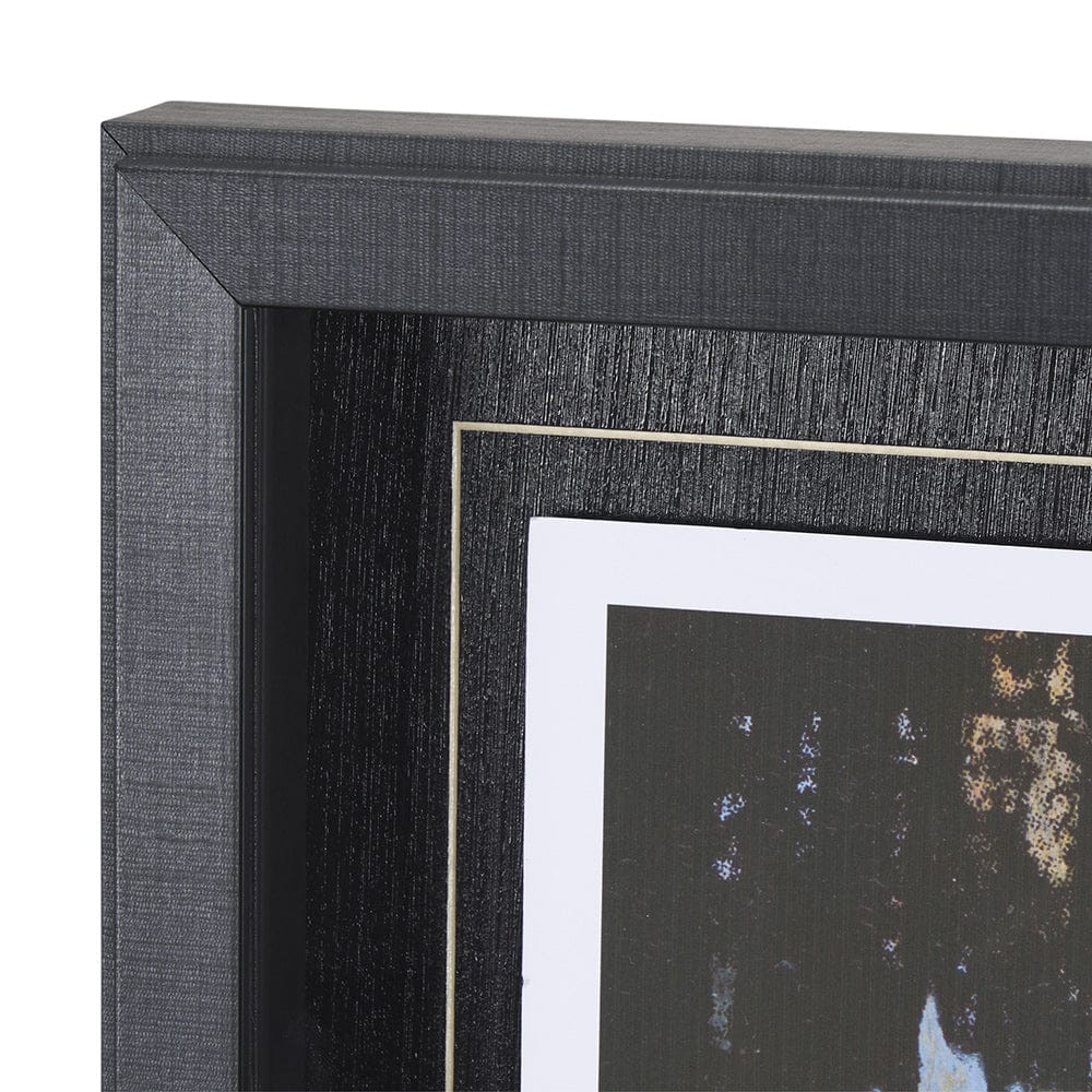 Mercana - City Vibe IV by Mercana Studio a Hand Embellished Textured Framed Art Print Matted under Glass - 15376 view 4