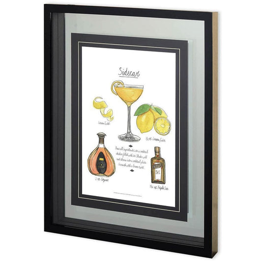 Mercana - Classic Cocktail - Sidecar by Naomi McCavitt a Framed Art Print Matted under Glass - 10820 view 1