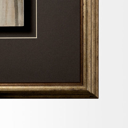 Mercana - Classic cool 1 by Liz Jardine a Hand Embellished Textured Framed Art Print Matted under Glass - 12619 view 3