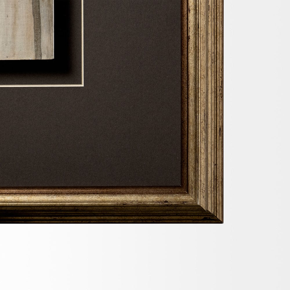 Mercana - Classic cool 2 by Liz Jardine a Hand Embellished Textured Framed Art Print Matted under Glass - 12620 view 2