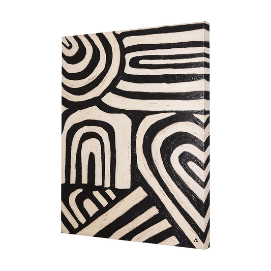 Mercana - Clay Pattern II by Mercana Studio a Hand Embellished Textured Canvas - 102341-S view 2