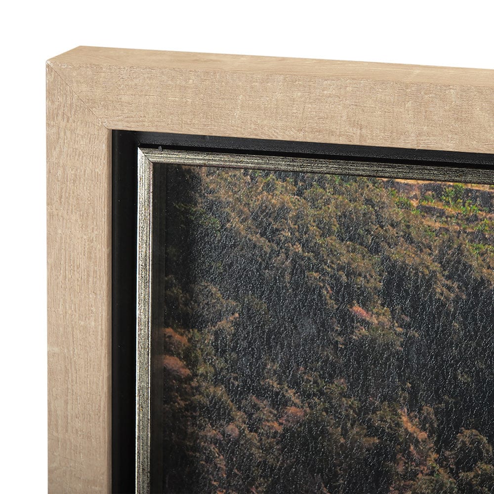 Mercana - Cliffside View by Mercana Studio a Hand Embellished Textured Framed Art Photo Matted under Glass - 14942 view 4