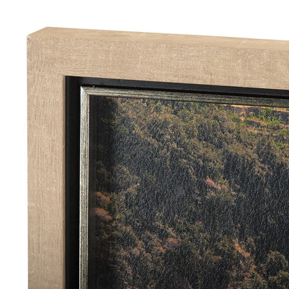 Mercana - Cliffside View by Mercana Studio a Hand Embellished Textured Framed Art Photo Matted under Glass - 14942 view 4