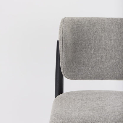 Mercana - Cline 20.9L x 23.0W x 31.9H Gray Fabric W/Black Wood Dining Chair (Set of 2) - 69830 view 7