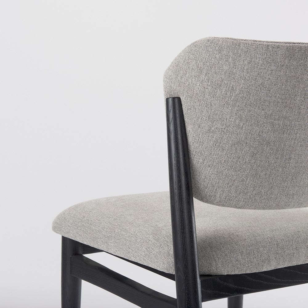 Mercana - Cline 20.9L x 23.0W x 31.9H Gray Fabric W/Black Wood Dining Chair (Set of 2) - 69830 view 8