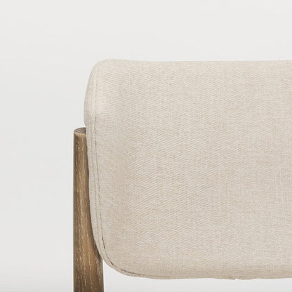 Mercana - Cline Cream Fabric Upholstered and Light Brown Wood Dining Chair (Set of 2) - 69831 view 7