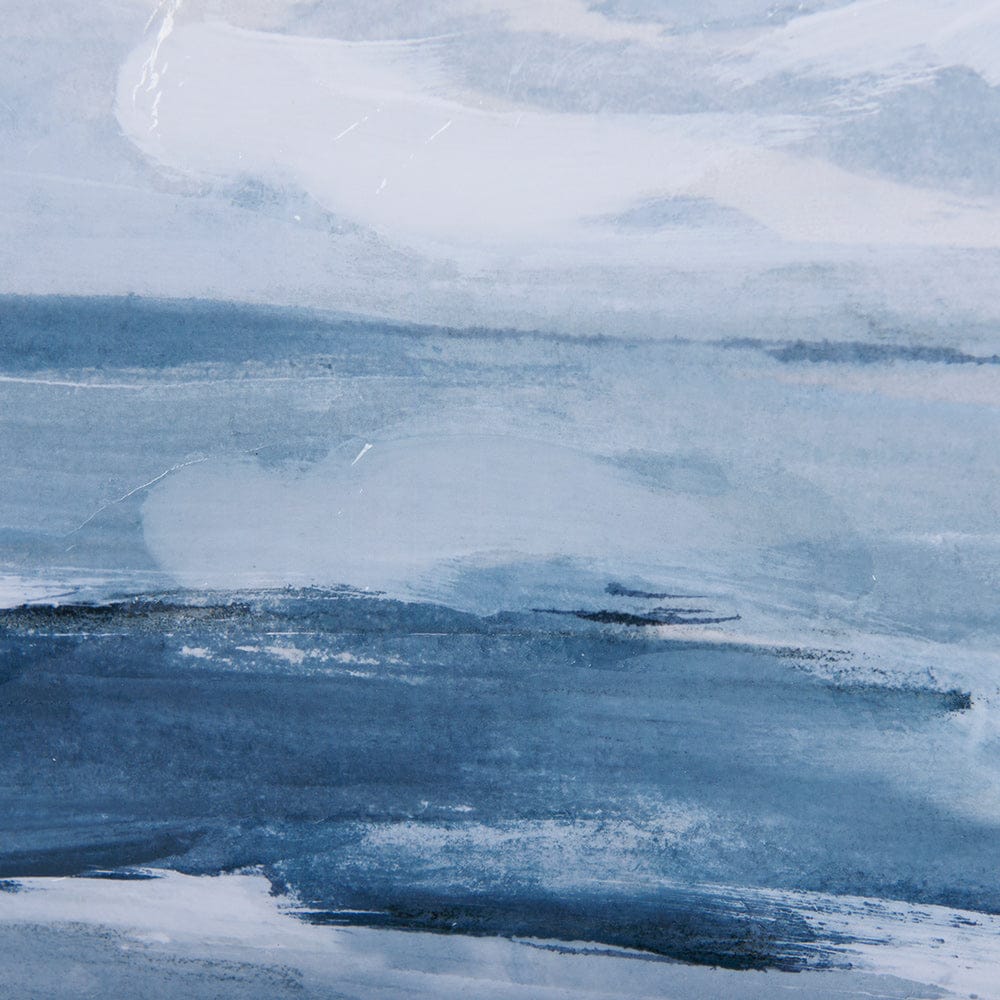Mercana - Cloud and Sea by Mercana Studio a Hand Embellished Textured Framed Art Print Matted under Glass - 14307 view 6