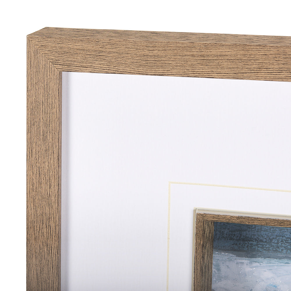 Mercana - Cloud Bay I by Mercana Studio a Hand Embellished Textured Framed Art Print Matted under Glass - 14696 view 4