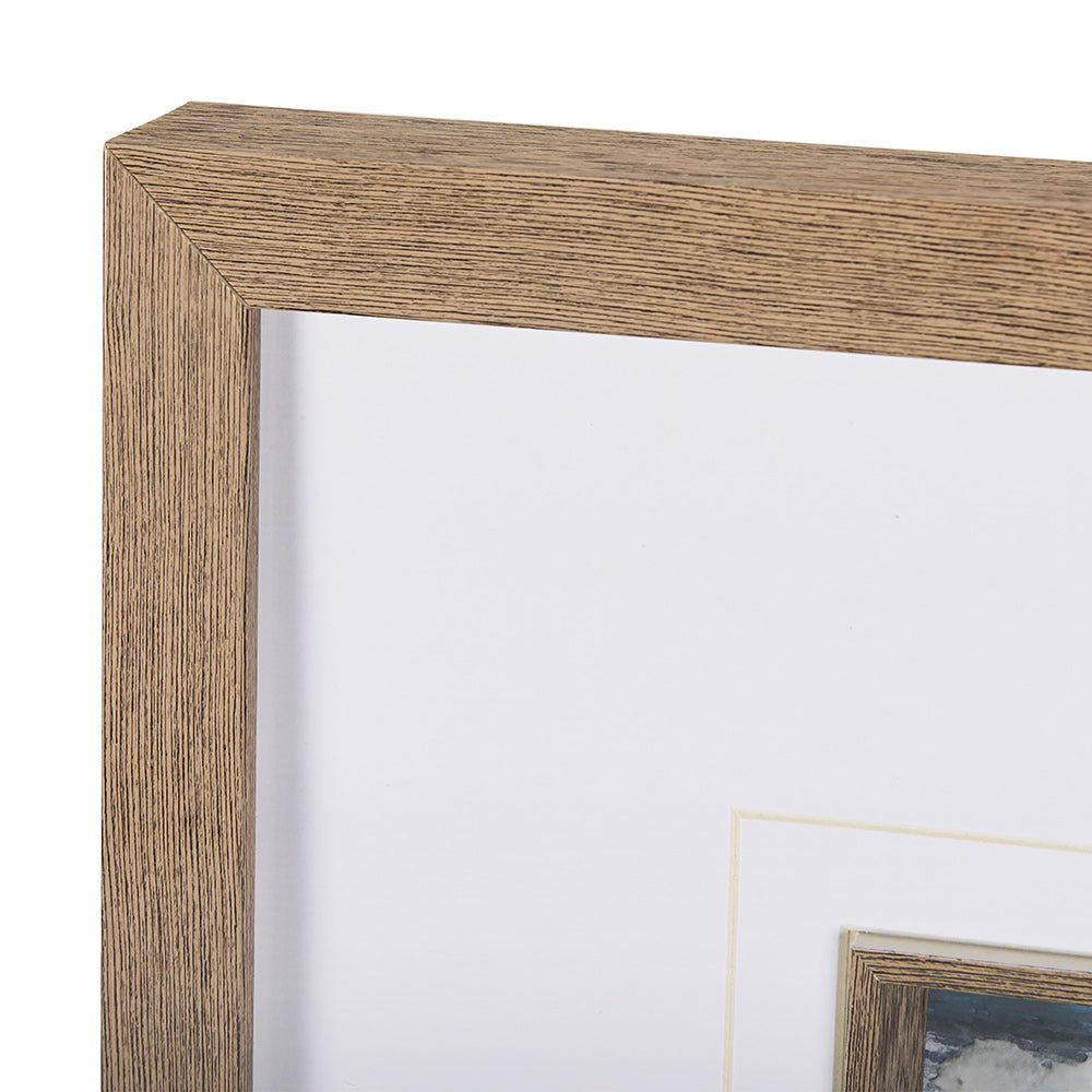 Mercana - Cloud Bay II by Mercana Studio a Hand Embellished Textured Framed Art Print Matted under Glass - 14697 view 4