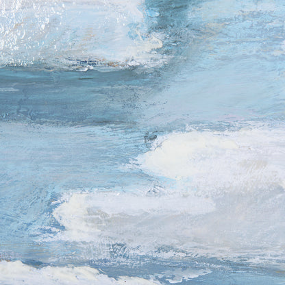 Mercana - Cloud Bay II by Mercana Studio a Hand Embellished Textured Framed Art Print Matted under Glass - 14697 view 7