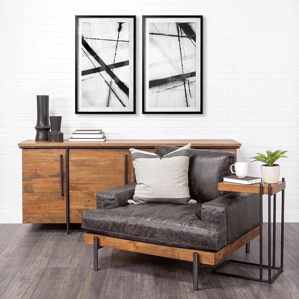 Mercana - Clouding Mirror II by Panpan Zhang a Framed Art Print Matted under Glass - 12754 view 3