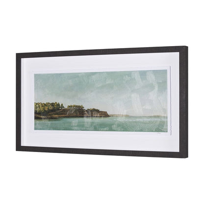 Mercana - Coastal Destination by Mercana Studio a Hand Embellished Framed Art Print Matted under Glass - 15458 view 2