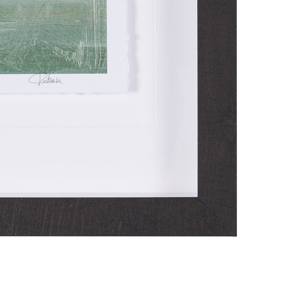 Mercana - Coastal Destination by Mercana Studio a Hand Embellished Framed Art Print Matted under Glass - 15458 view 3