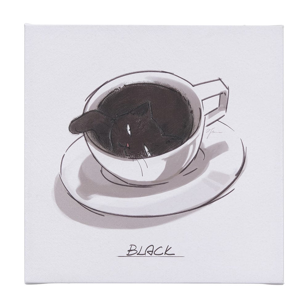Mercana - Coffee Cat I by Mercana Studio a Hand Embellished Textured Canvas - 102249-S view 1