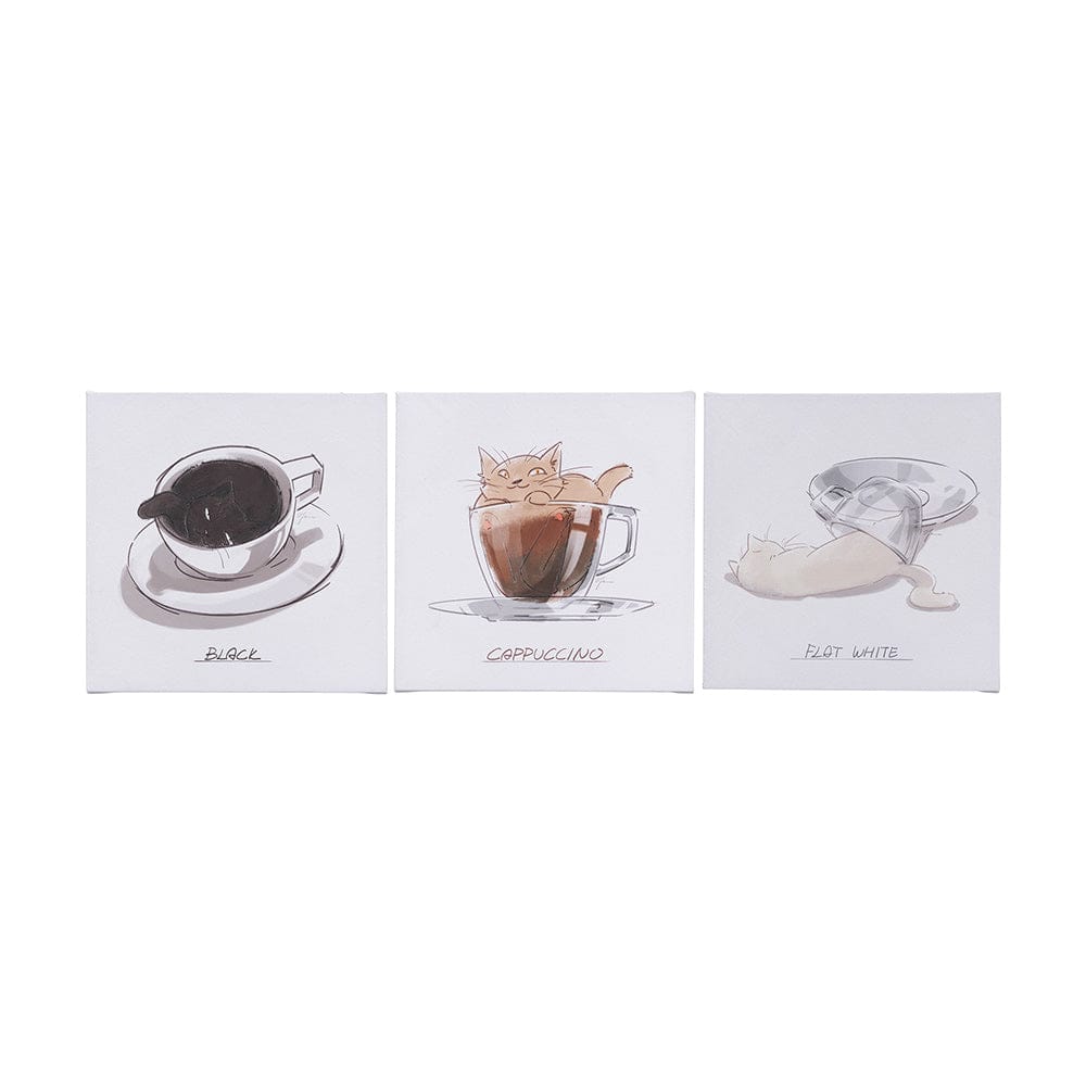 Mercana - Coffee Cat I by Mercana Studio a Hand Embellished Textured Canvas - 102249-S view 9