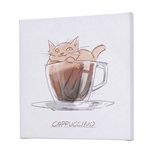 Mercana - Coffee Cat II by Mercana Studio a Hand Embellished Textured Canvas - 102250-S view 2