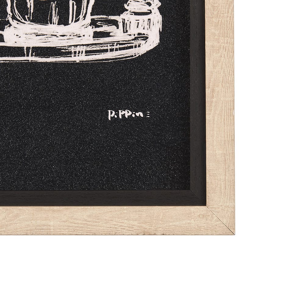Mercana - Coffee Maker Study by Mercana Studio a Hand Embellished Textured Framed Art Print Matted under Glass - 14692 view 3