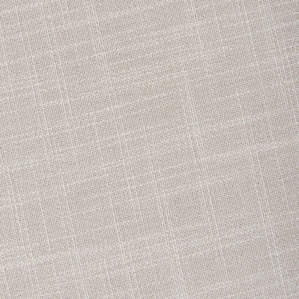 Mercana - Colburne Cream Fabric w/ Brown Wood Round Ottoman - 70040_CLOSEOUT view 6