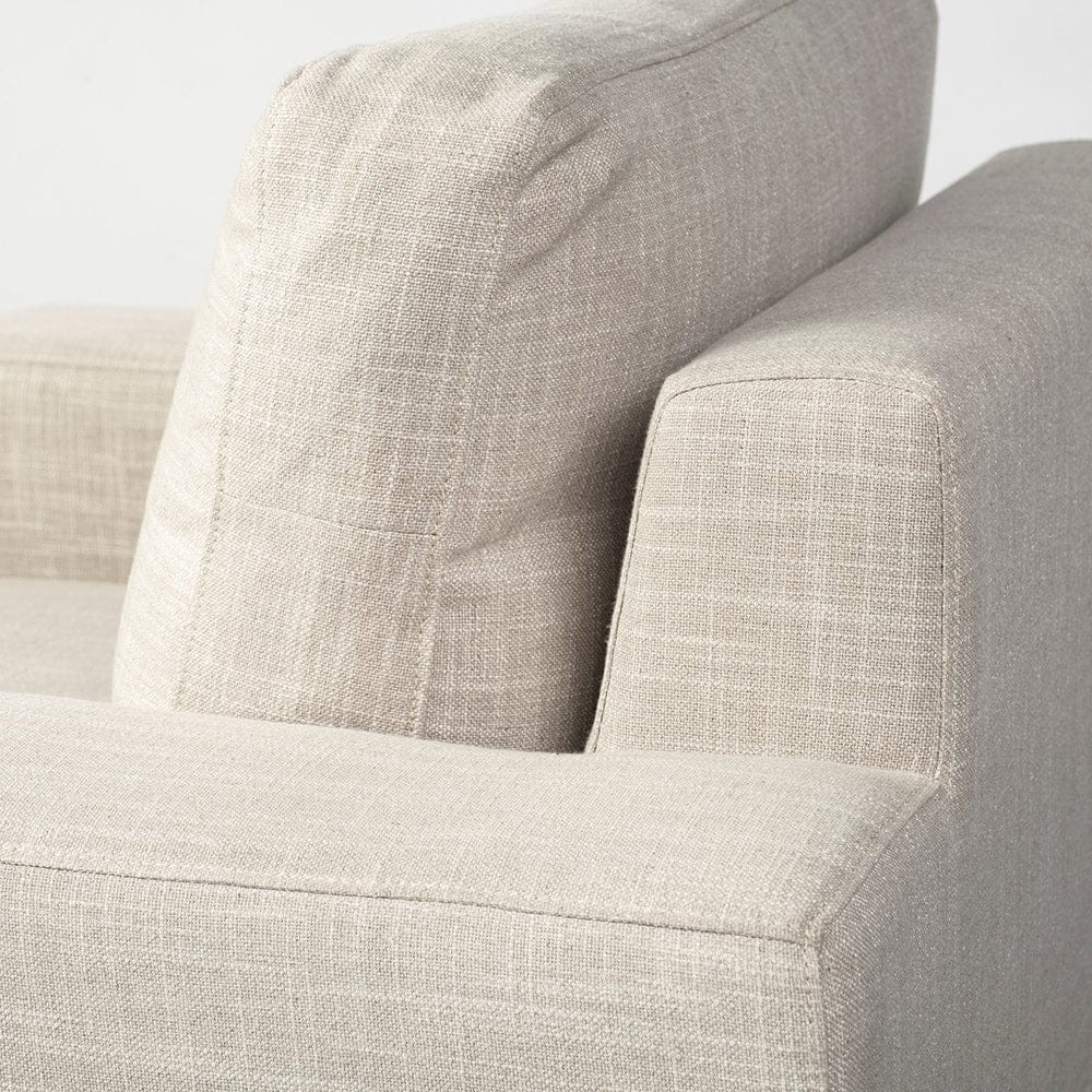 Mercana - Colburne I Beige Fabric W/ Wood and Iron Frame Accent Chair - 68755 view 6