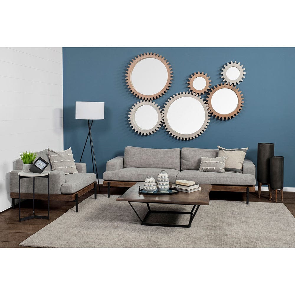 Mercana - Colburne II 95" Gray Upholstered Three Seater Sofa - 68758 view 2