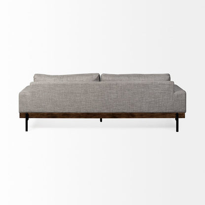 Mercana - Colburne II 95" Gray Upholstered Three Seater Sofa - 68758 view 5