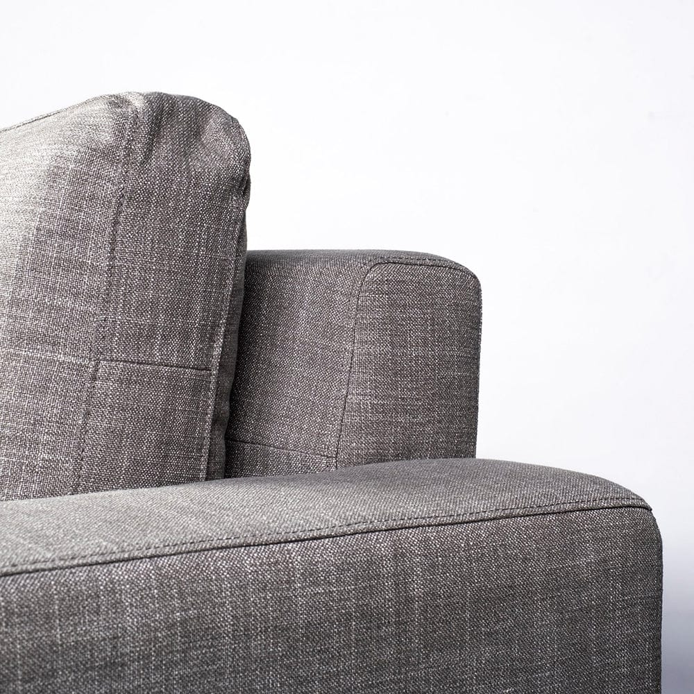 Mercana - Colburne II 95" Gray Upholstered Three Seater Sofa - 68758 view 6