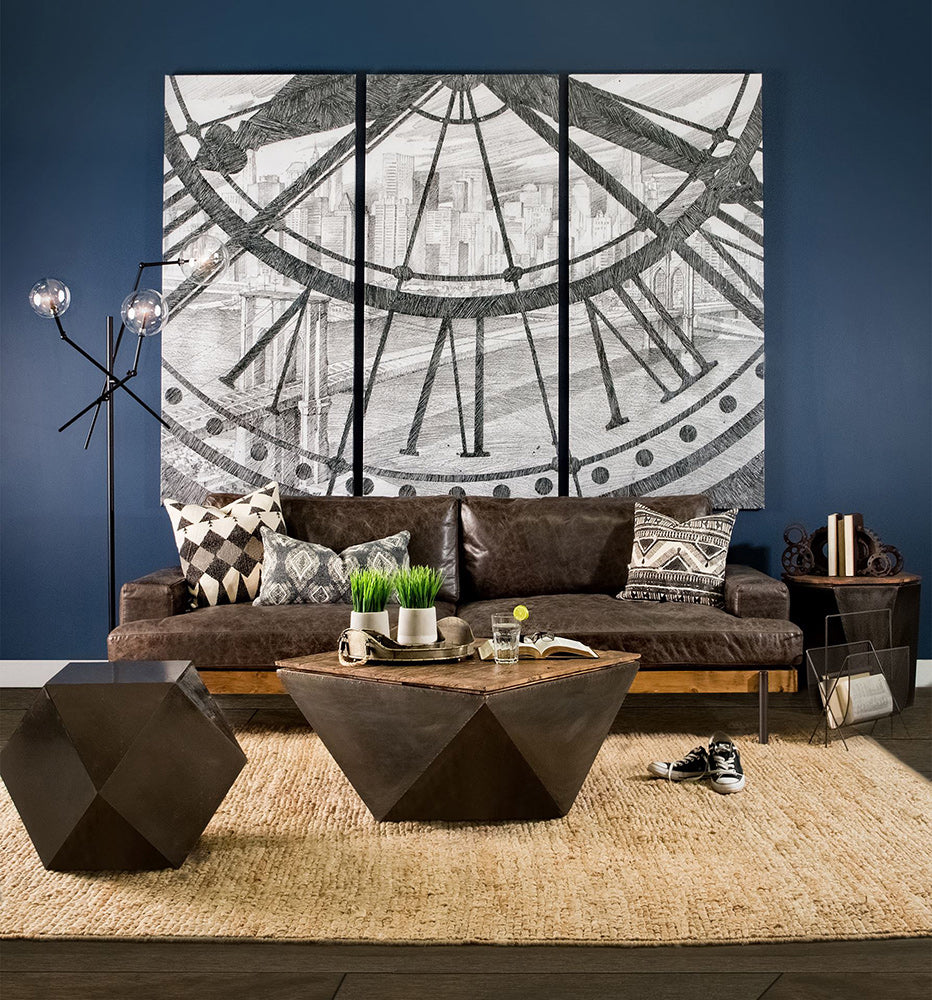 Mercana - Colburne II 96" Brown Leather Three Seater Sofa - 67087 view 5