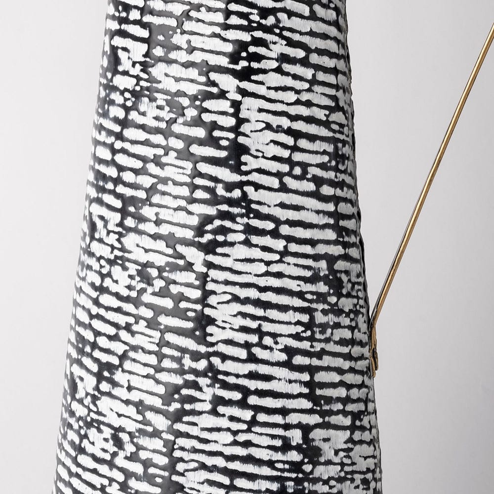 Mercana - Colette Large Black/White Patterned Vase - 68788 view 7