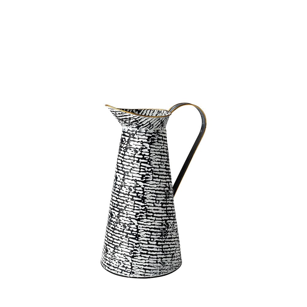 Mercana - Colette Small Black/White Patterned Vase - 68787 view 1