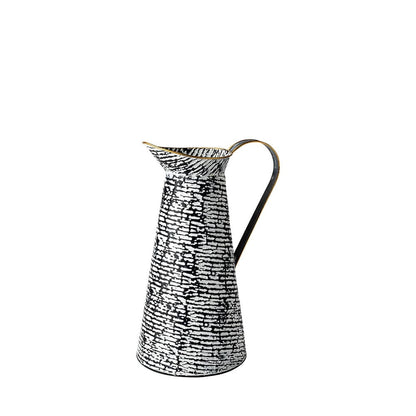 Mercana - Colette Small Black/White Patterned Vase - 68787 view 1