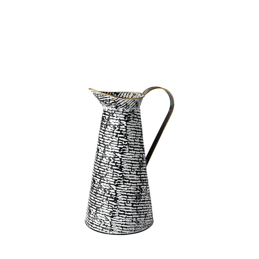 Mercana - Colette Small Black/White Patterned Vase - 68787 view 1