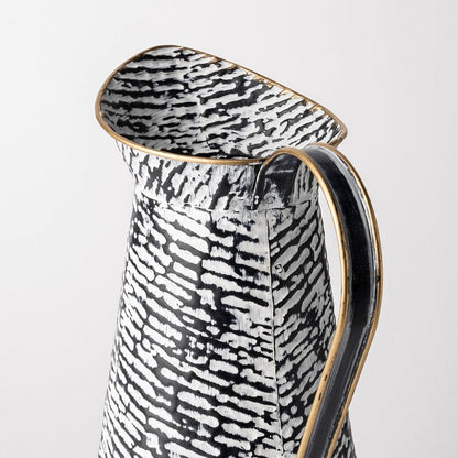Mercana - Colette Small Black/White Patterned Vase - 68787 view 6