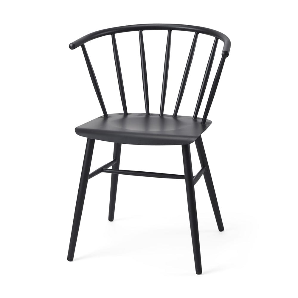 Mercana - Colin 21.3L x 21.3W x 30.3H Black Metal Dining Chair - 69840 view 1