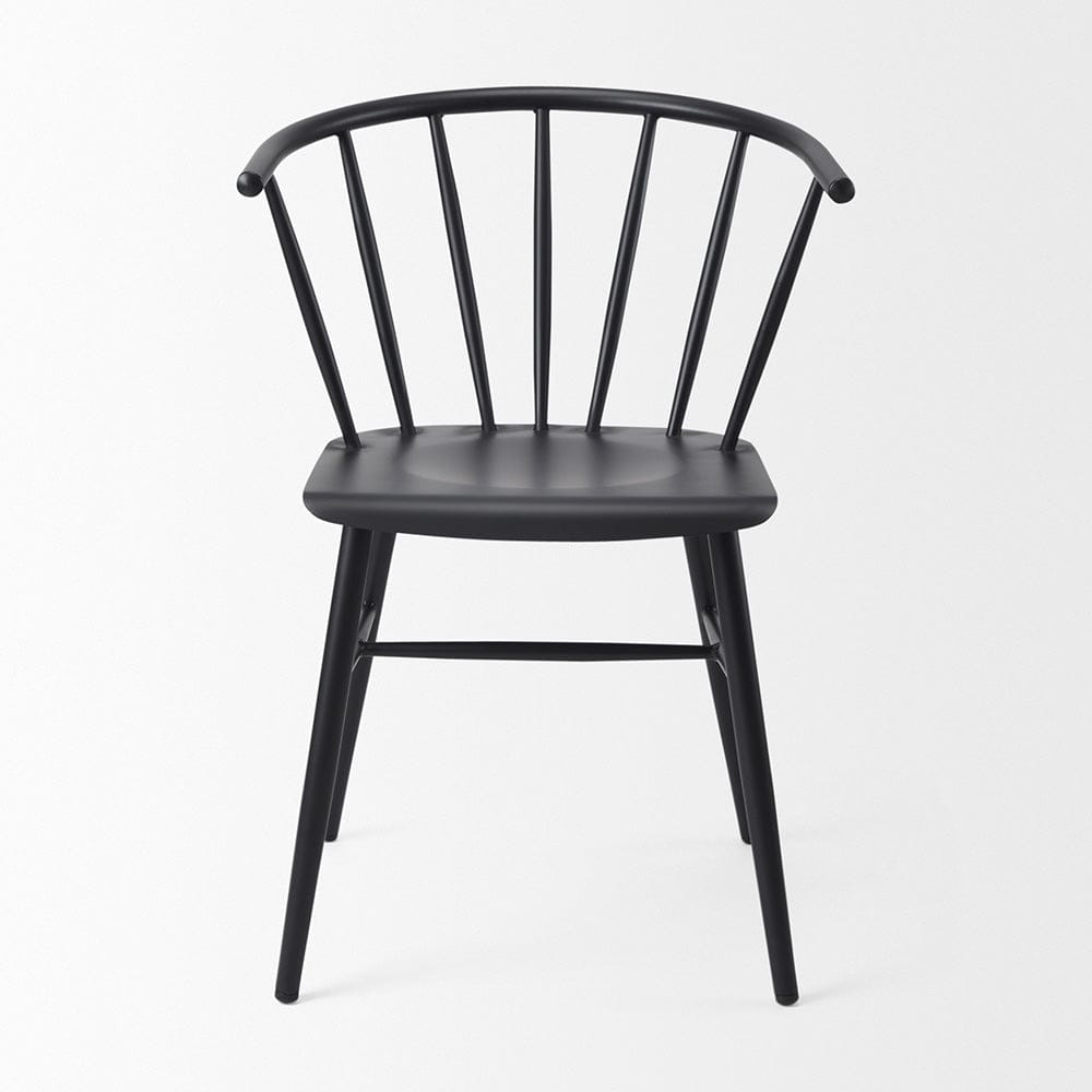 Mercana - Colin 21.3L x 21.3W x 30.3H Black Metal Dining Chair - 69840 view 2