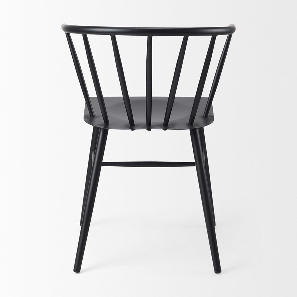 Mercana - Colin 21.3L x 21.3W x 30.3H Black Metal Dining Chair - 69840 view 4