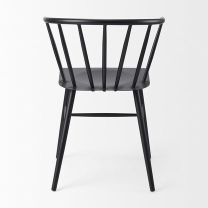 Mercana - Colin 21.3L x 21.3W x 30.3H Black Metal Dining Chair - 69840 view 4