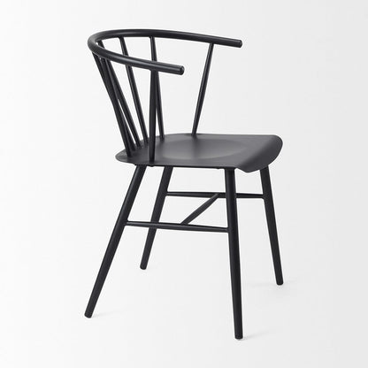Mercana - Colin 21.3L x 21.3W x 30.3H Black Metal Dining Chair - 69840 view 5