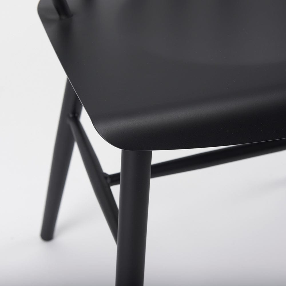 Mercana - Colin 21.3L x 21.3W x 30.3H Black Metal Dining Chair - 69840 view 10