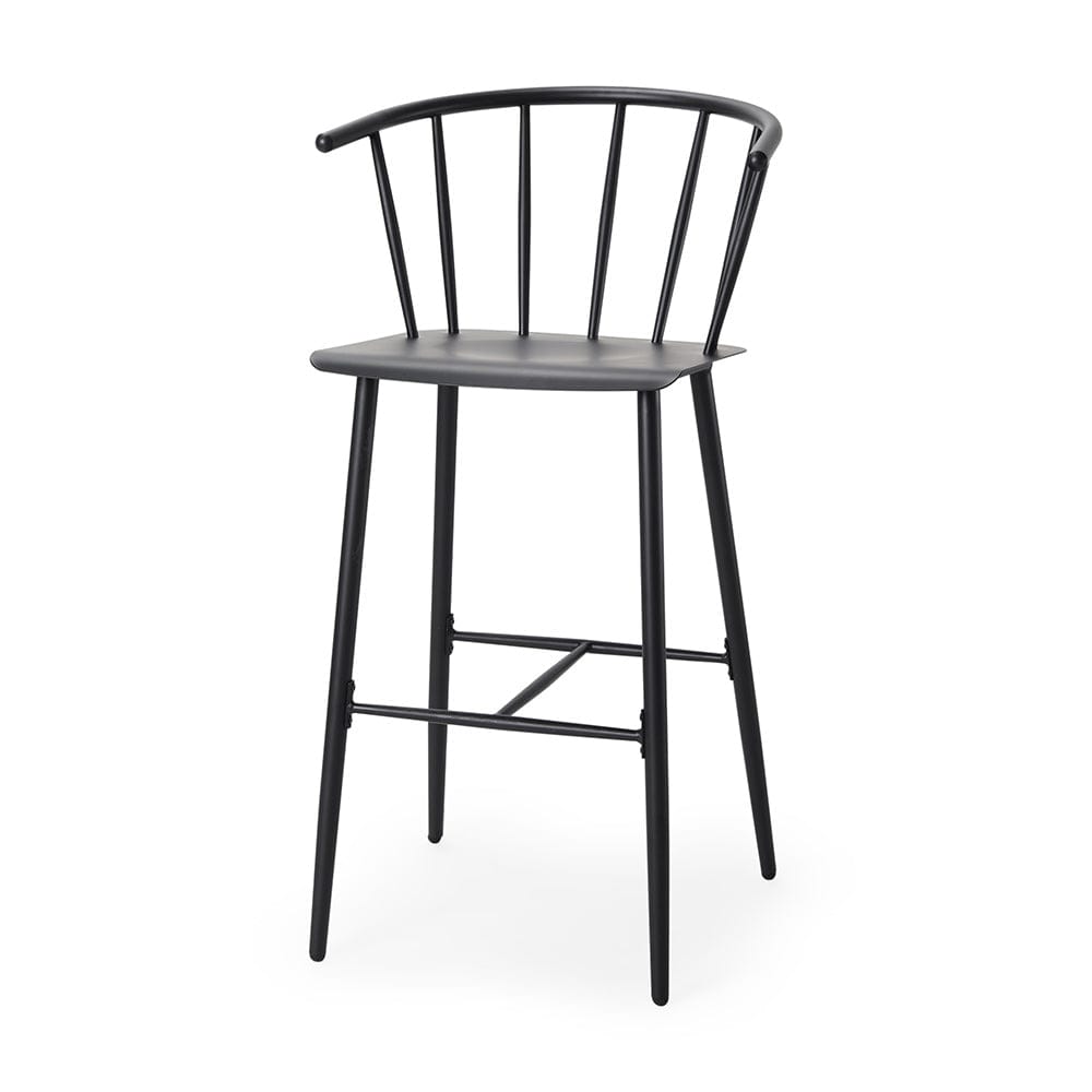 Mercana - Colin Black Metal Bar Stool - 69843 view 1