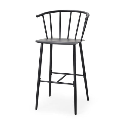 Mercana - Colin Black Metal Bar Stool - 69843 view 1