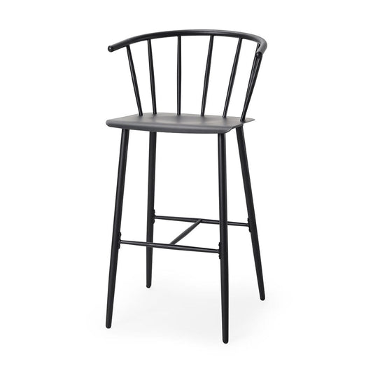Mercana - Colin Black Metal Bar Stool - 69843 view 1