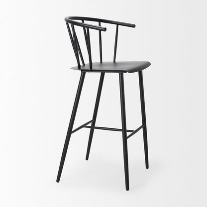 Mercana - Colin Black Metal Bar Stool - 69843 view 7
