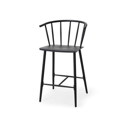 Mercana - Colin Black Metal Counter Stool - 69842 view 1