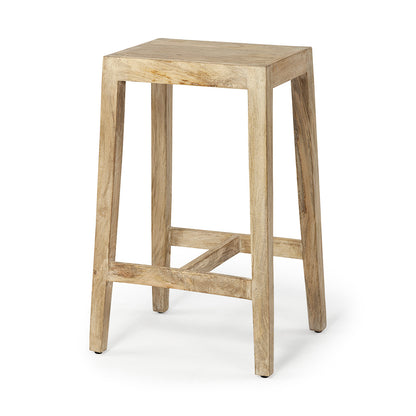 Mercana - Colony 25" Seat Height Brown Wood Seat & Frame Stool - 50352 view 1