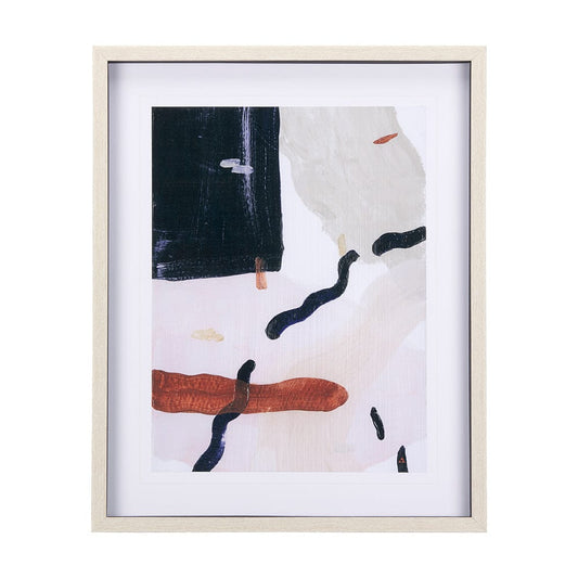 Mercana - Color Blocks I by Mercana Studio a Hand Embellished Textured Framed Art Print Matted under Glass - 14153 view 1