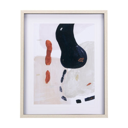 Mercana - Color Blocks II by Mercana Studio a Hand Embellished Textured Framed Art Print Matted under Glass - 14154 view 1