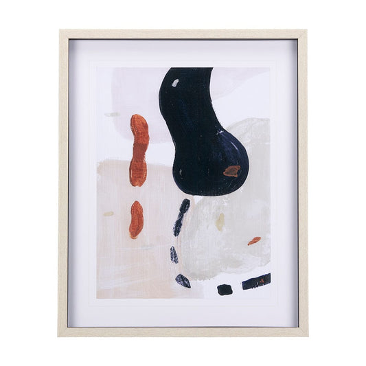 Mercana - Color Blocks II by Mercana Studio a Hand Embellished Textured Framed Art Print Matted under Glass - 14154 view 1