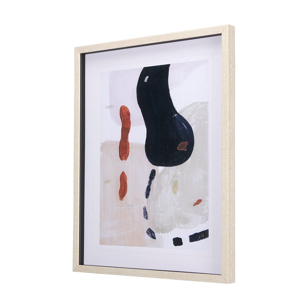 Mercana - Color Blocks II by Mercana Studio a Hand Embellished Textured Framed Art Print Matted under Glass - 14154 view 2